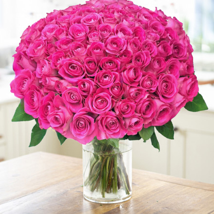 100 Pink Roses 100 Pink Roses
