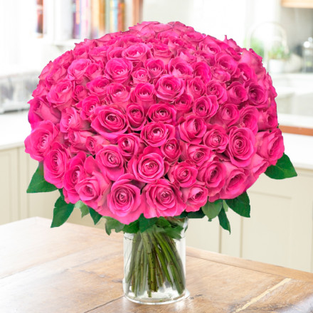 100 Pink Roses 100 Pink Roses