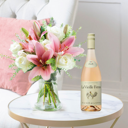 Beautiful Lily & Rose & La Vielle Ferme Rosé (75cl) Beautiful Lily & Rose & La Vielle Ferme Rosé (75cl)