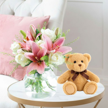Beautiful Lily & Rose & Keels Sherwood Bear (20cm)