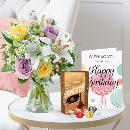 Cipriani, Lindor Truffles (200g) & Birthday Card Cipriani, Lindor Truffles (200g) & Birthday Card