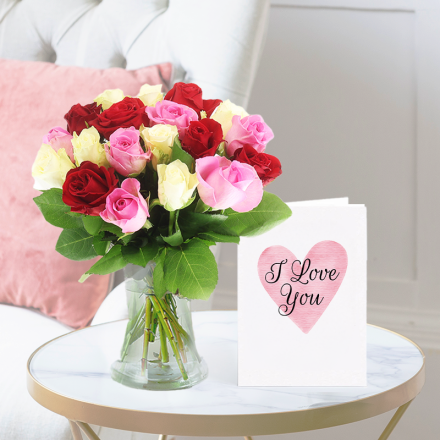 Rose Medley & Romance Card Rose Medley & Romance Card