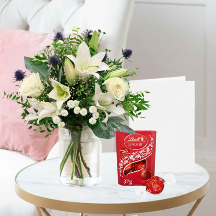 Blue Serenity, Lindor Chocolates (37g) & Occasion Card