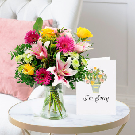 Radiant Glow, Vase & I'm Sorry Card Radiant Glow, Vase & I'm Sorry Card