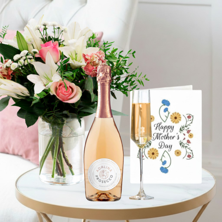 Pink Purity, Pink Prosecco (75cl) & Mother's Day Card