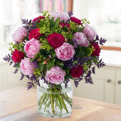 Pomegranate Rose & Peony Grande