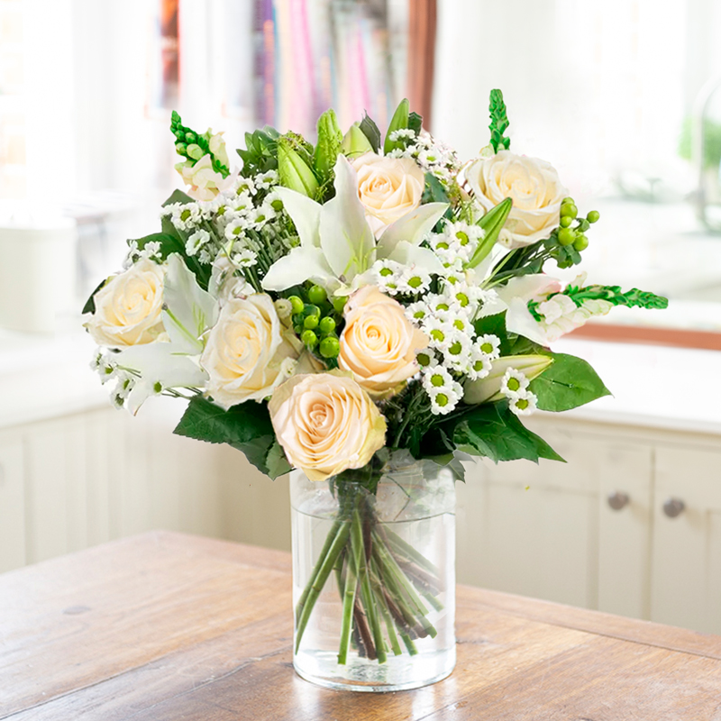 Timeless Rose and Lily - Next Day Flower Delivery UK - Blossoming Gifts