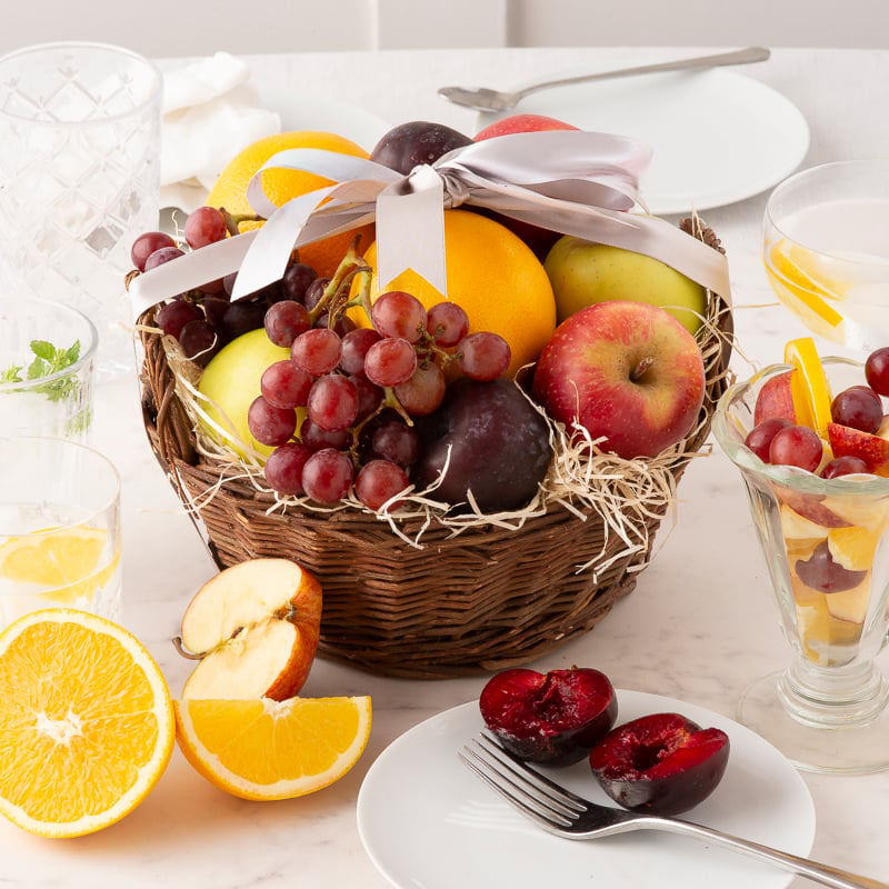 Hampers - Fruit Basket Hamper - Next Day Hamper Gift Delivery UK - Blossoming Gifts