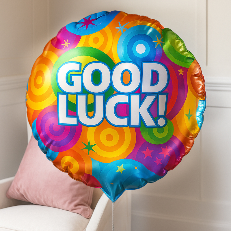 Hampers - Good Luck Balloon - Next Day Hamper Gift Delivery UK - Blossoming Gifts